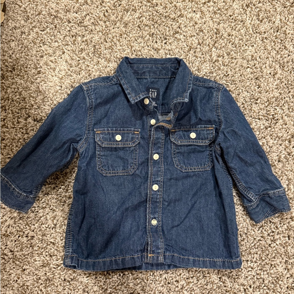 🟠🟠GAP Blue Jean Jacket Classic Denim Style